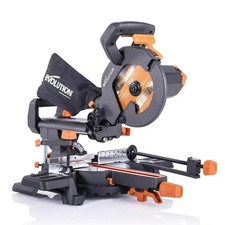 Evolution 048-0002A R210SMS+210mm Multi-Material Sliding Mitre Saw- 110V- RS2838