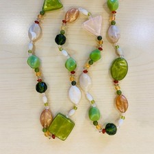 VTG 60s Beads Necklace Gatsby