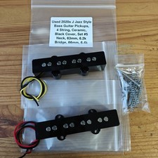 Used 2020s Black Ceramic J Jazz Style Bass Guitar Pickups Pickup 6.2k 6.4k #5