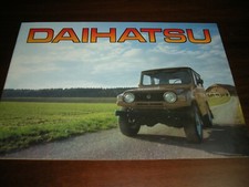 DAIHATSU BROCHURE F20LK,F50LK,F20LV,F50LV,F20 RES.TOP,F50R.TOP,F55 PIK-UP,NEW
