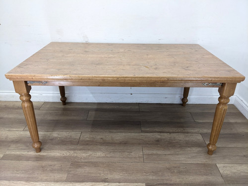 Dining table rectangular - table, faux