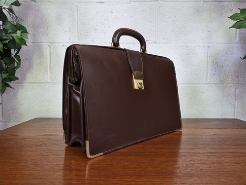 Vintage brown leather - leather, vinyl