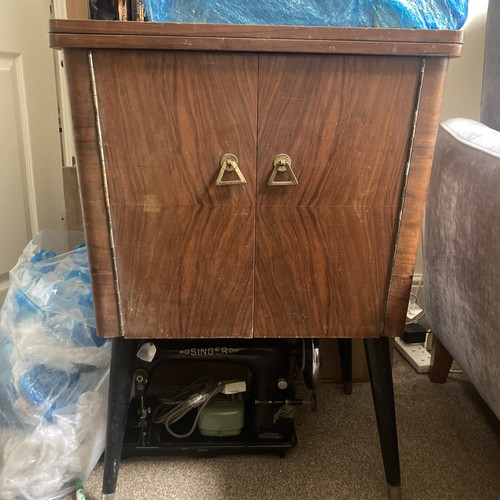 Retro solid wood sewing - wood,