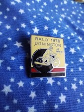 Vintage BMF Rally Donnington 1976 Biker Enamel  Badge (B2)