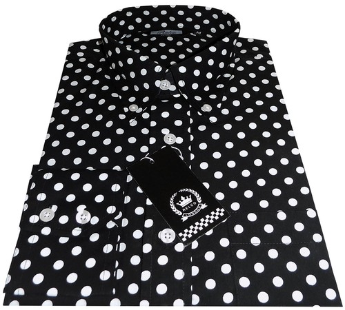 Relco men black polka - black,