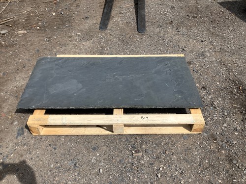 Natural raw edge - , slate
