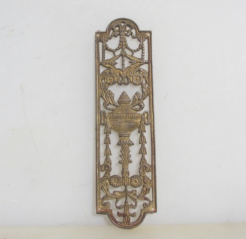 Antique brass pierced finger - antique,
