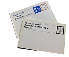 NOS ROVER 3.5 P5B SALOON & COUPE Owners instruction & Maintenance Manuals GENUIN