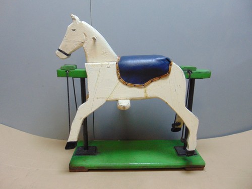 Rocking horse antique - horse, wooden