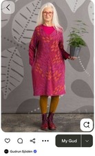 Gudrun Sjoden Floral Red Dress