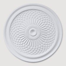 Ceiling Rose Polyurethane Resin – Quality Decorative 'Radiant Ripple' Dia 56cm