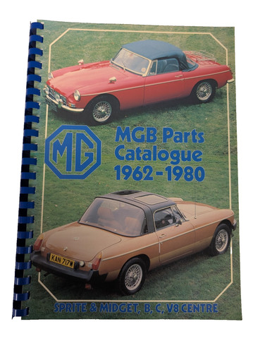 Mgb parts catalogue - mgb,