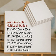 White Stretched Artist Canvas