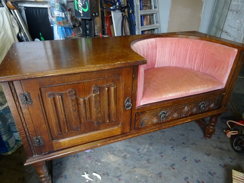 Telephone table seat in - table,