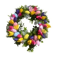 Easter Egg Flower Wreath