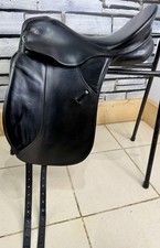 17” MW Kieffer Wien DL Professional Dressage Saddle - Black