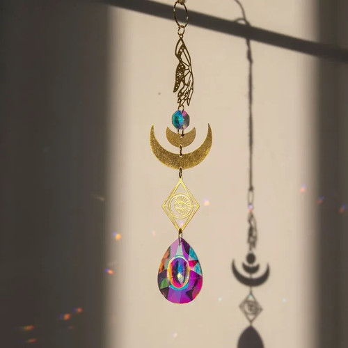 Crystal prism pendant - prism, |