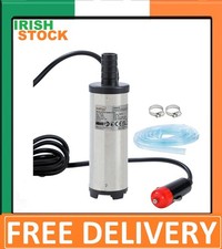 KATSU 12V Diesel Fuel Pump 38mm Submersible Transfer Pump for Car Truck Boat, IR