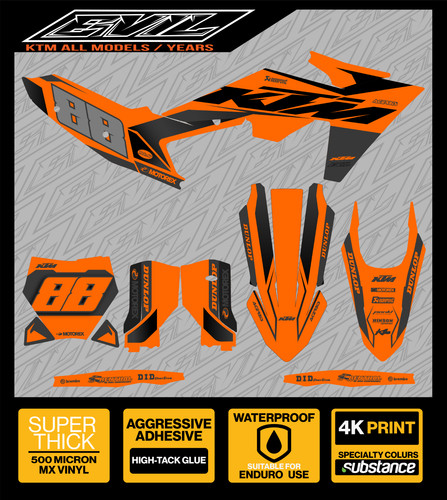 Graphics kit ktm - kit:, sxf