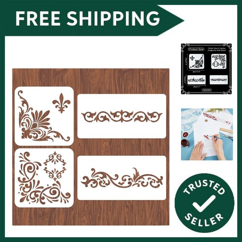 4pcs corner stencils for - stencils,