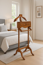 Valet mahogany valet wooden butler clothes rack antique wardrobe