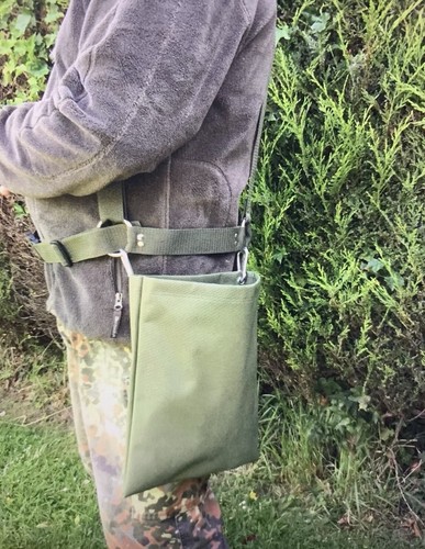 Olive green purse net - olive, harness