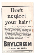 BRYLCREEM  Don't neglect your
