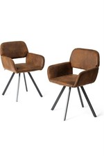 Set of 2 Retro Vintage Dining