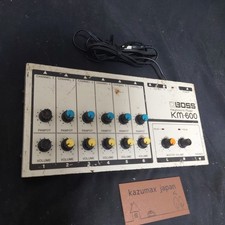 BOSS KM-600 Vintage 6-Channel Keyboard Mixer Analog Audio Japan Tested