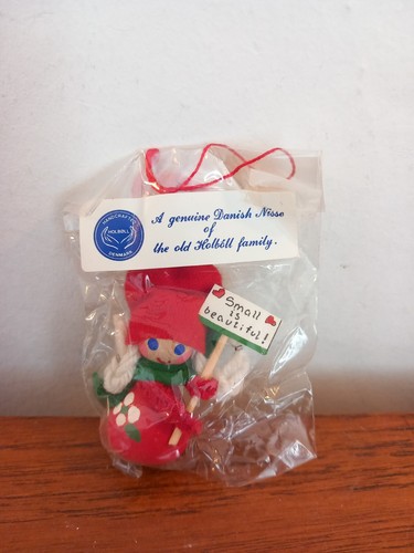 Vintage danish holboll tomte - danish,