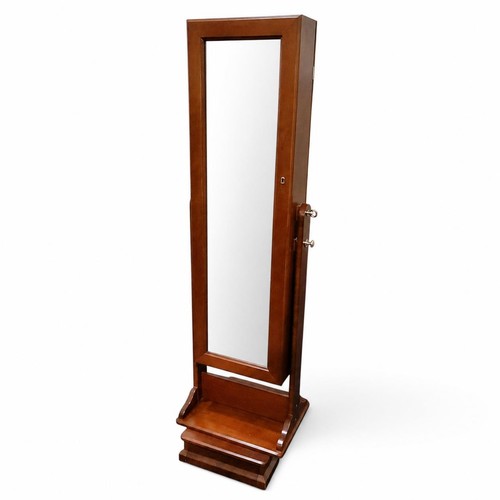 Standing cherry wood jewelry - cherry,