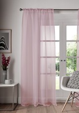 Single Plain Voile Net Curtain