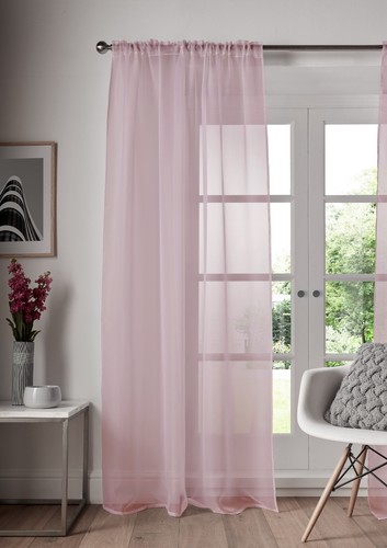 Plain voile net - voile, single