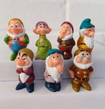 Disney Snow White and the Seven Dwarfs 7 Plastic Toys Figures 