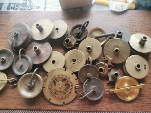 Fusee clock pulley wheels - pulley,