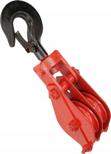 Double sheave lifting pulley - double,