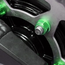 For Kawasaki W800 11-19 18 17 16 15 14 13 12 Rear Sprocket Nuts Bolts M10 GREEN