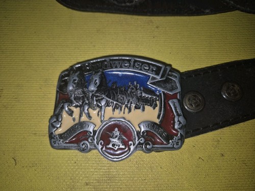 Vintage budweiser belt buckle - vintage,