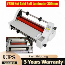 Hot Cold Roll Laminator Single & Dual Sided Digital Display Laminating Machine