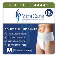 12 x Adult Diapers Medium | Incontinence Pants for Men and Women | Pull Ups |