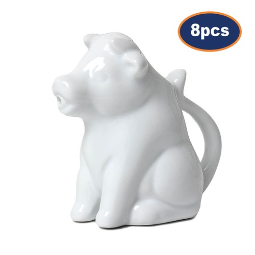 8pcs 50ml porcelain white - 50ml,