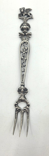 Vintage escargot olive fork - escargot/olive,