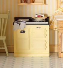 Cream Aga Style Stove, Doll