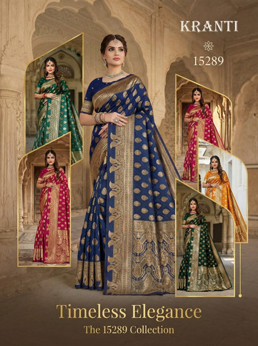 Silk banarasi saree indian - silk,