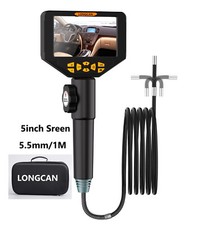 5.5mm Industrial Endoscope Articulating Car Borescope Inspection Camera 1080 HD