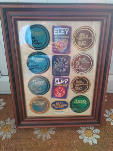 Eley sew patches - sew, framed