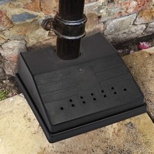 Drain Cover Outdoor Leaf Guard Garden Gutter Pipe Tidy Drainpipe Protector Black