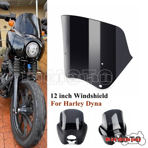 Smoke windshield for harley - windshield,