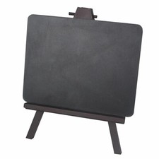 BarBits Mini Blackboard & Tripod - A5 Wooden Display Easel Menu Board Chalkboard