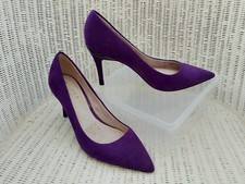 LADIES PURPLE SUEDE HIGH HEEL 👠 SHOES SIZE 3.5 BY NEXT-PROM/WEDDING/PARTY